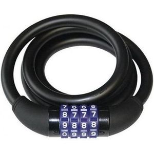 Cycle Tech Spiraalslot Cijfercombinatie 1200 X 12 Mm Zwart