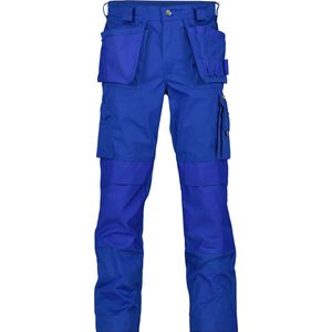 DASSY® Oxford Holsterzakkenbroek met kniezakken - maat 52 - KORENBLAUW