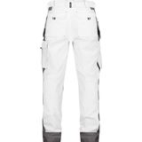 Dassy - Seattle - Tweekleurige Holsterzakkenbroek - Wit/Cementgrijs - 65% Polyester/35% Katoen