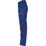 Dassy - Boston - Tweekleurige Werkbroek - Korenblauw/Marineblauw - 300gr - Met Kniezakken
