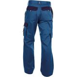 Dassy - Boston - Tweekleurige Werkbroek - Korenblauw/Marineblauw - 300gr - Met Kniezakken