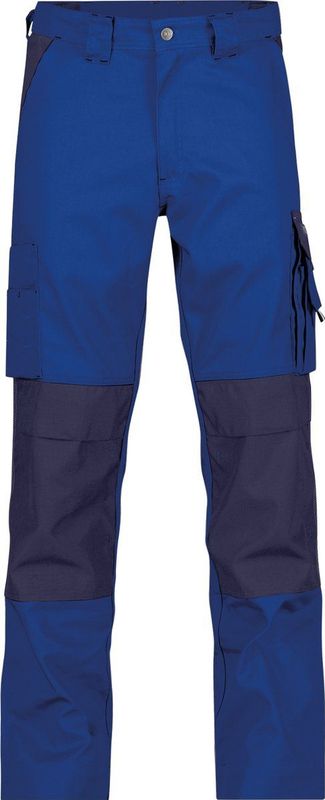 Dassy - Boston - Tweekleurige Werkbroek - Korenblauw/Marineblauw - 300gr - Met Kniezakken