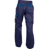 Dassy - Boston - Tweekleurige Werkbroek - Marineblauw/Korenblauw - 300gr - Met Kniezakken
