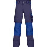 Dassy - Boston - Tweekleurige Werkbroek - Marineblauw/Korenblauw - 300gr - Met Kniezakken