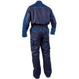 Dassy - Cannes - Tweekleurige Overall - Marineblauw/Korenblauw - Met Kniezakken