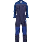 Dassy - Cannes - Tweekleurige Overall - Marineblauw/Korenblauw - Met Kniezakken