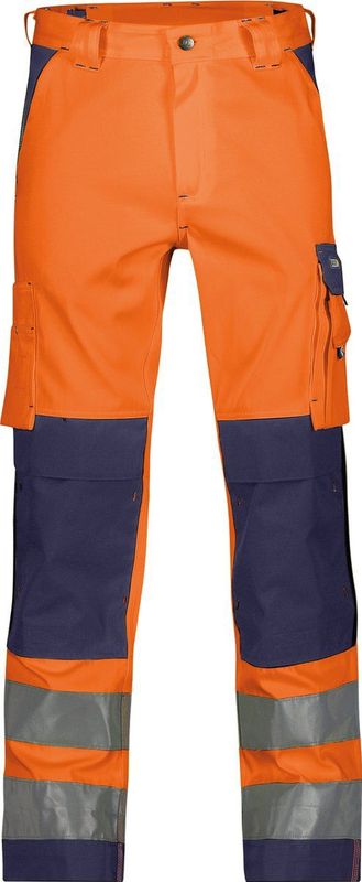 Dassy - Buffalo - Werkbroek - Fluo-Oranje/Marineblauw - Cordura® - Regular Fit