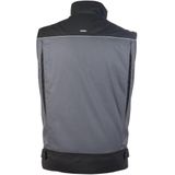 Dassy Hulst Tweekleurige bodywarmer Cementgrijs/Zwart maat 2XL