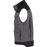 Dassy - Hulst - Tweekleurige Bodywarmer - Cementgrijs/Zwart