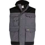 Dassy - Hulst - Tweekleurige Bodywarmer - Cementgrijs/Zwart