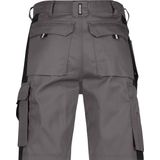 Dassy Monza Tweekleurige holsterzakkenshort Cementgrijs/Zwart maat 46