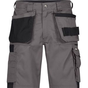 DASSY® Monza Tweekleurige holsterzakkenshort - maat 44 - CEMENTGRIJS/ZWART