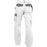 Dassy - Boston - Werkbroek - Wit/Cementgrijs - 245gr
