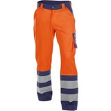 Dassy - Lancaster - Hogezichtbaarheidsbroek - Fluo-Oranje/Marineblauw - 290 gram