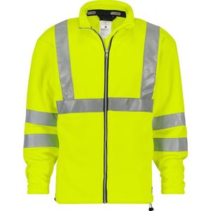 Dassy - Kaluga - Fleecevest - Fluogeel - Hoogzichtbaar