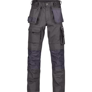 Dassy - Texas - Werkbroek - Cementgrijs - Katoen/Polyester - Verstelbare Kniezakken
