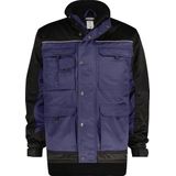 Tweekleurige beaver winterjas