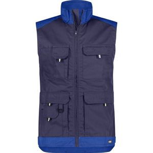 Tweekleurige mouwloze werkvest