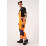 Dassy - Toulouse - Hogezichtbaarheidsbretelbroek - Fluo-Oranje/Marineblauw