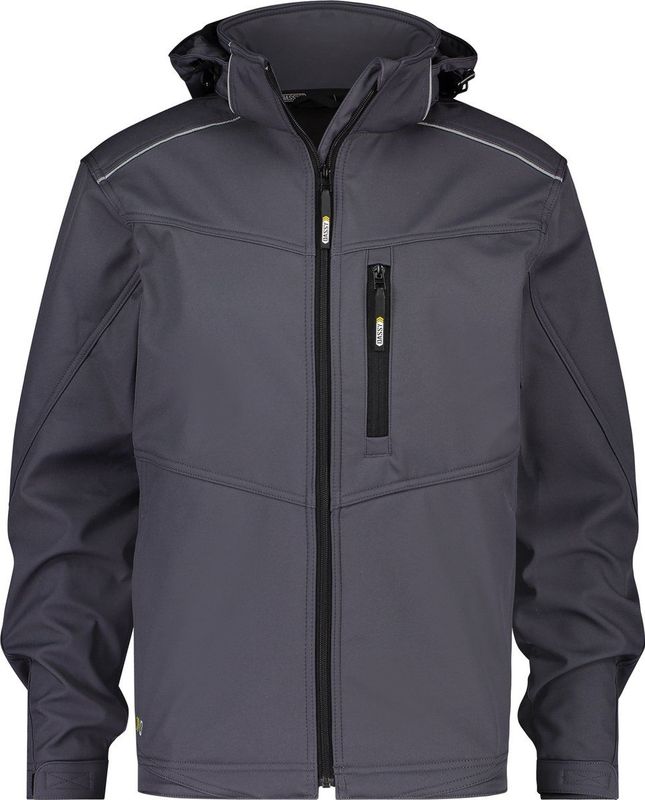 Dassy - Tavira - Softshell Jas - Drielaagse Bescherming - Zwart