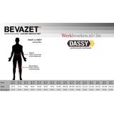 Dassy - Knoxville - Werkbroek - Blauw - 91% Katoen - OEKO-TEX® Gecertificeerd