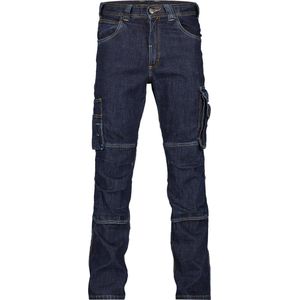 Stretch werkjeans met kniezakken
