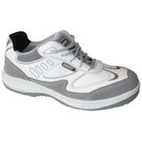 Dassy Neptunus S3 Lage veiligheidsschoen Wit/Cementgrijs maat 36