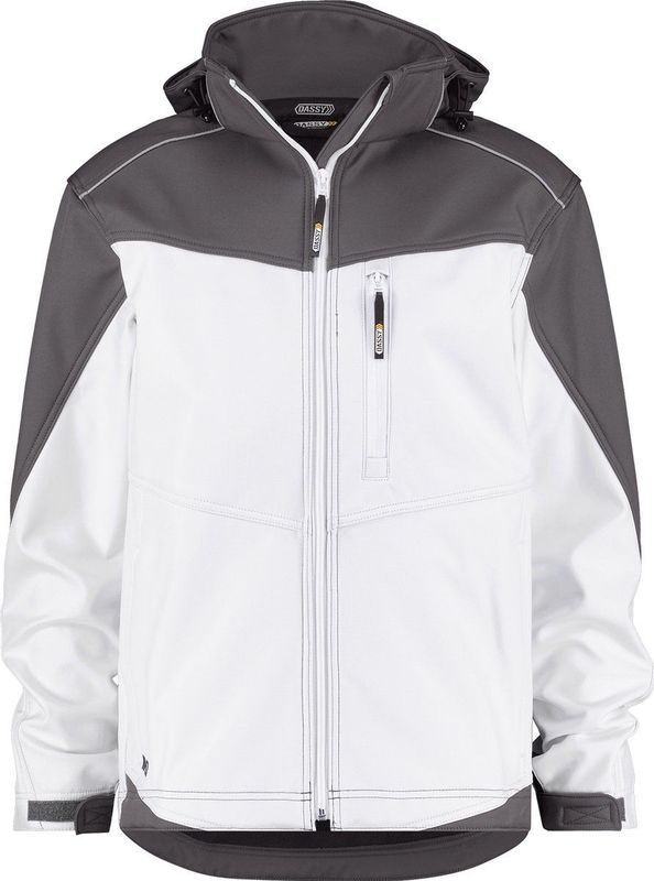 Dassy - Jakarta - Softshell Jas - Zwart - 100% Polyester