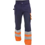 Dassy - Omaha - Hogezichtbaarheidsbroek - Cementgrijs/Fluogeel - 300gr