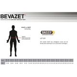 Dassy - Toulouse - Hogezichtbaarheidsbretelbroek - Fluogeel/Cementgrijs - Maat 52