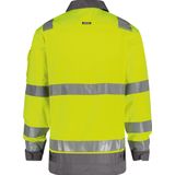 Dassy - Dusseldorf - Hogezichtbaarheidsvest - Fluogeel/Cementgrijs - 290 gram