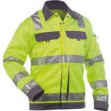 Dassy - Dusseldorf - Hogezichtbaarheidsvest - Fluogeel/Cementgrijs - 290 gram