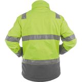 Dassy - Malaga - Hogezichtbaarheids Softshelljas - Fluogeel/Cementgrijs