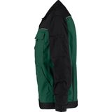 Dassy Lugano Tweekleurige werkvest Flessengroen/Zwart maat 2XL