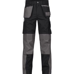 Dassy - Seattle - Tweekleurige Holsterzakkenbroek - Zwart/Cementgrijs - 300gr