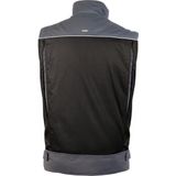 Dassy - Hulst - Tweekleurige Bodywarmer - Zwart/Cementgrijs