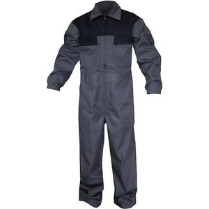 Basic Line Kinderoverall Sedan Zementgrau/Schwarz-110/116