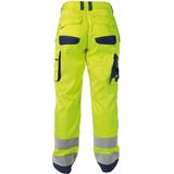 Dassy - Chicago - Hogezichtbaarheidsbroek - Fluogeel/Marineblauw - Maat 58