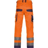 Dassy - Chicago - Hogezichtbaarheidsbroek - Fluo-Oranje/Marineblauw - Maat 50