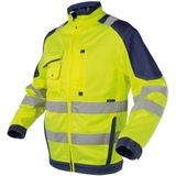 Dassy - Orlando - Hoge Zichtbaarheidsvest - Fluogeel/Marineblauw