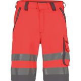 Dassy Lucca Hogezichtbaarheidsshort Fluorood/Cementgrijs maat 42