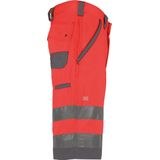 Dassy - Lucca - Hogezichtbaarheidsshort - Fluorood/Cementgrijs