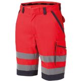 Dassy - Lucca - Hogezichtbaarheidsshort - Fluorood/Cementgrijs