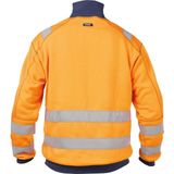 Dassy - Denver - Hogezichtbaarheidssweater - Fluo-Oranje/Marineblauw