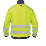 Dassy Denver Hogezichtbaarheidssweater Fluogeel/Marineblauw maat XS