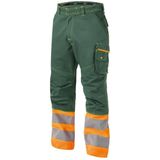 Dassy - Phoenix - Hogezichtbaarheidsbroek - Flessengroen/Fluo-Oranje