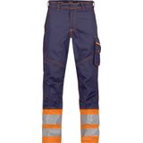 Dassy - Phoenix - Hogezichtbaarheidsbroek - Marineblauw/Fluo-Oranje