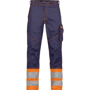 Dassy - Phoenix - Hogezichtbaarheidsbroek - Marineblauw/Fluo-Oranje