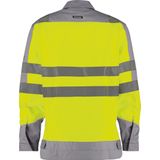 Dassy - Franklin - Multinorm Hogezichtbaarheidsvest - Fluogeel/Grafietgrijs - Katoen/Polyester