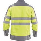 Dassy - Franklin - Multinorm Hogezichtbaarheidsvest - Fluogeel/Grafietgrijs - Katoen/Polyester